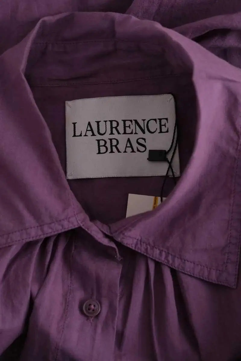Chemise Laurence Bras Violet en Coton
