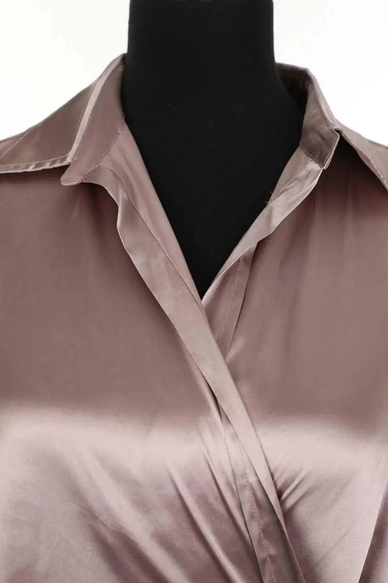 Chemise Lemaire Rose en Soie