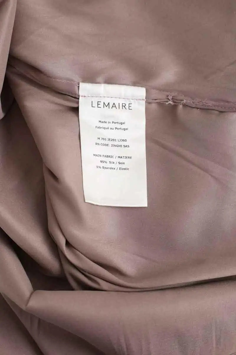 Chemise Lemaire Rose en Soie