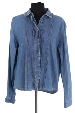 Chemise Leon & Harper Bleu en Coton, taille L - Seconde Main