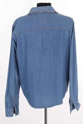 Chemise Leon & Harper Bleu en Coton