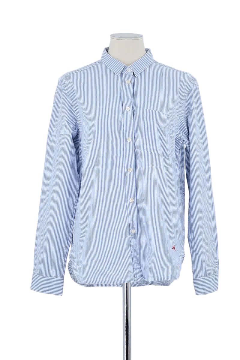 Chemise Leon & Harper Bleu en Coton, taille L - Seconde Main