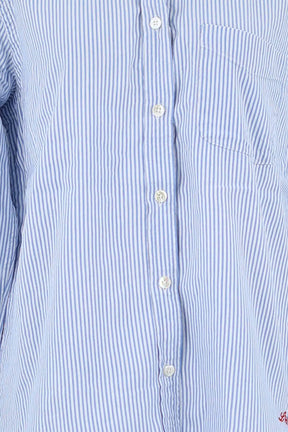 Chemise Leon & Harper Bleu en Coton