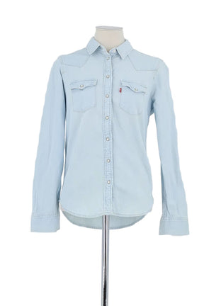 Chemise Levi's Bleu en Coton, taille XS - Seconde Main