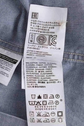 Chemise Levi's Bleu en Coton