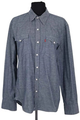 Chemise Levi's Gris en Coton, taille M - Seconde Main
