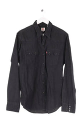 Chemise Levi's Noir en Coton, taille L - Seconde Main