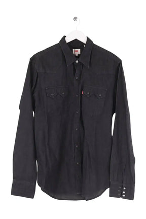 Chemise Levi's Noir en Coton, taille L - Seconde Main
