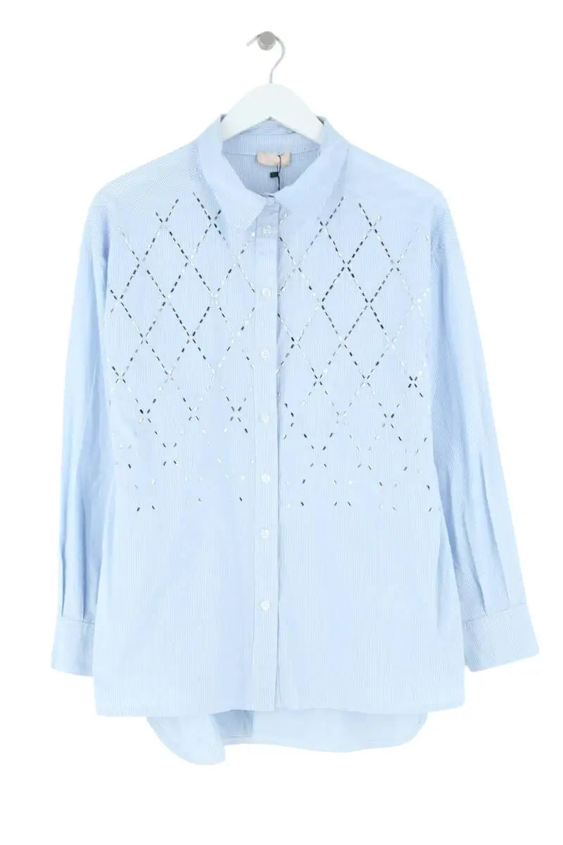 Chemise Liu Jo Bleu en Coton, taille M - Seconde Main