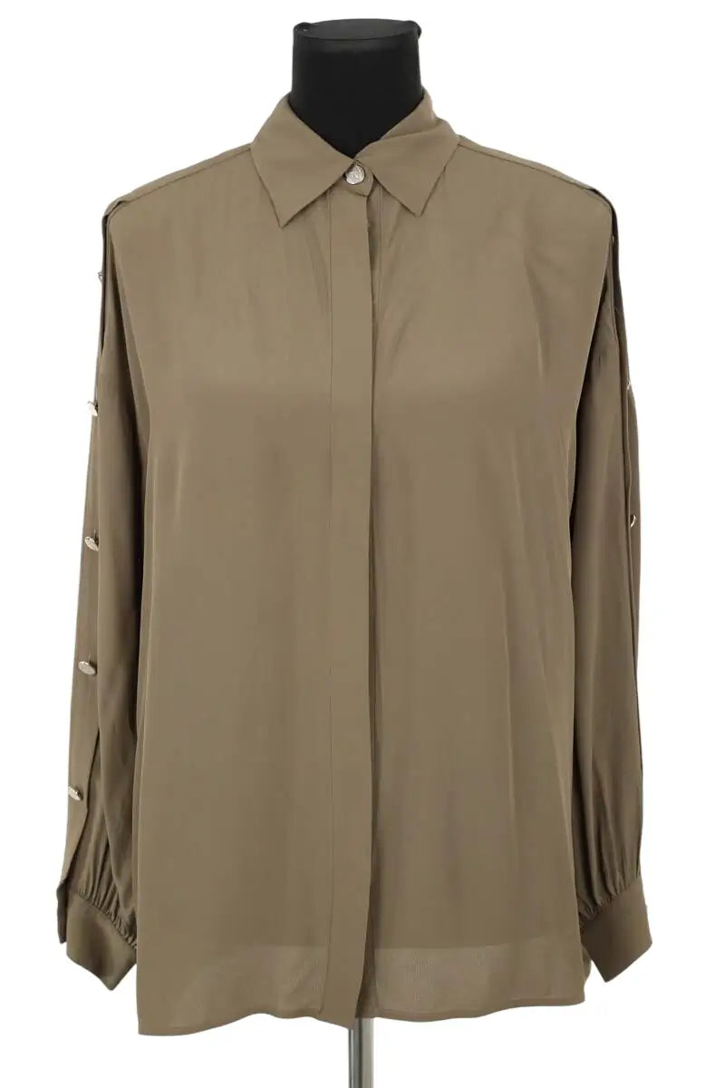 Chemise Liu Jo Kaki en Synthétique, taille L - Seconde Main