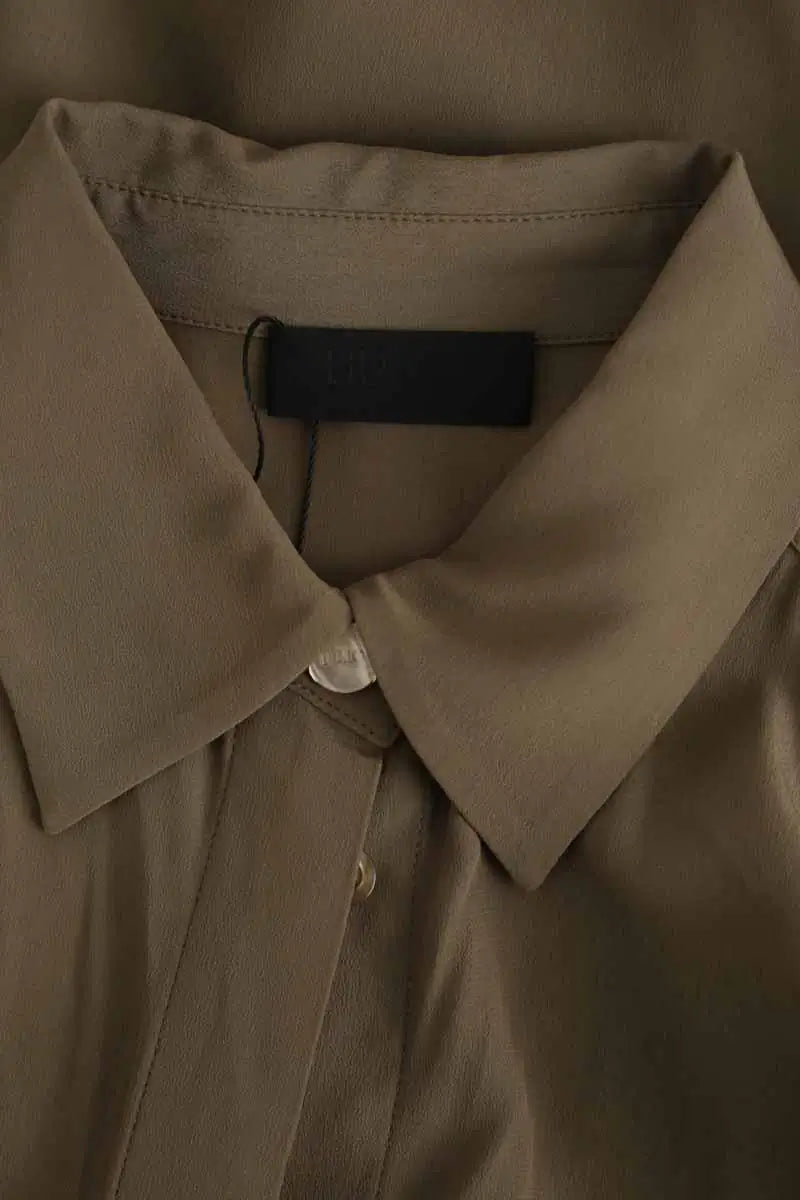 Chemise Liu Jo Kaki en Synthétique
