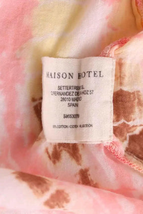 Chemise Maison Hotel Rose en Coton