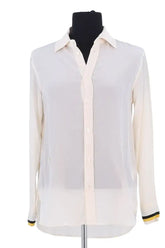 Chemise Maison Sarah Lavoine Crème en Soie, taille S - Seconde Main