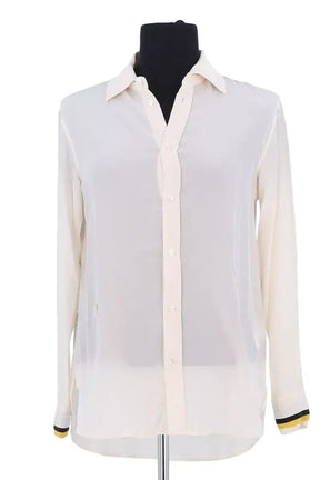 Chemise Maison Sarah Lavoine Crème en Soie, taille S - Seconde Main