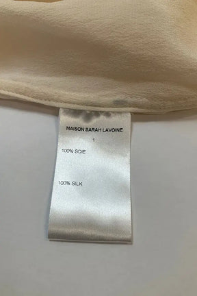 Chemise Maison Sarah Lavoine Crème en Soie