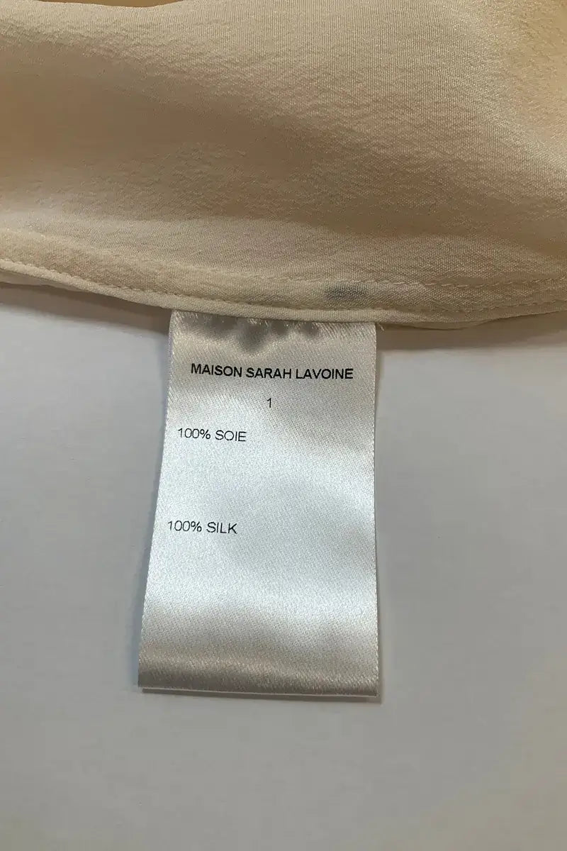 Chemise Maison Sarah Lavoine Crème en Soie