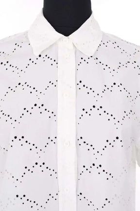 Chemise Maje Blanc en Coton
