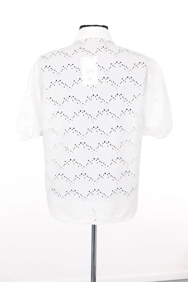 Chemise Maje Blanc en Coton