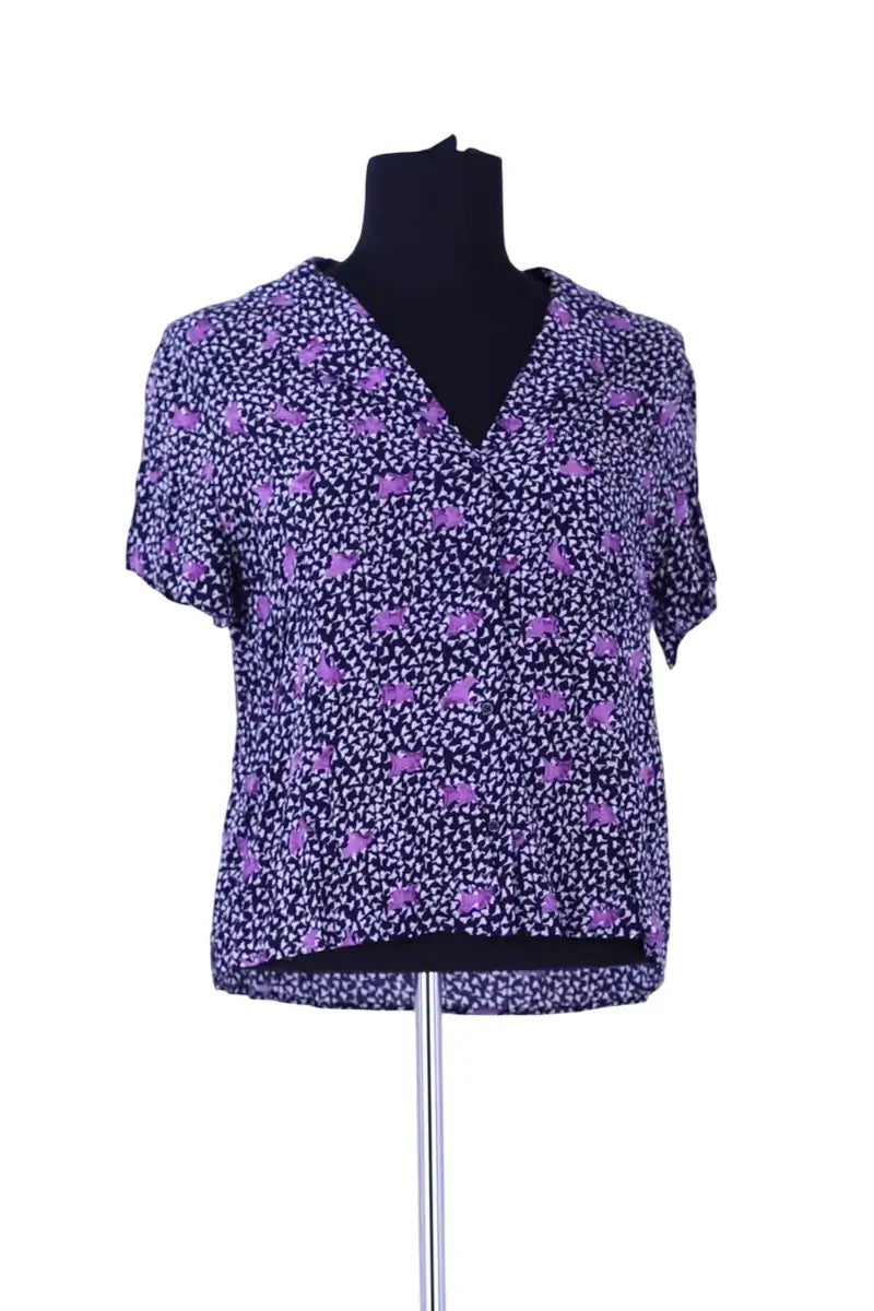 Chemise Maje Bleu en Viscose, taille M - Seconde Main