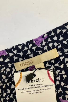Chemise Maje Bleu en Viscose