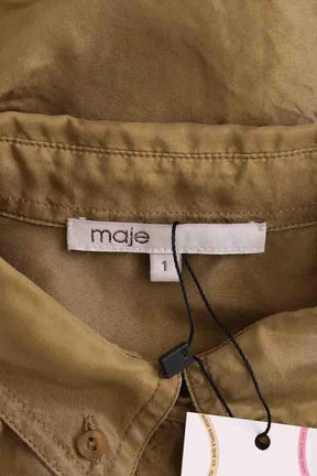 Chemise Maje Kaki en Soie
