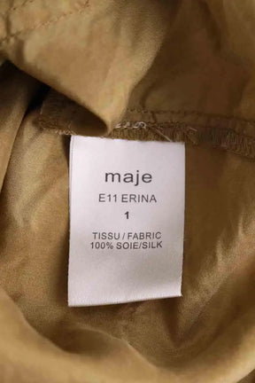 Chemise Maje Kaki en Soie