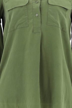 Chemise Maje Kaki en Soie