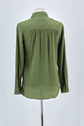 Chemise Maje Kaki en Soie