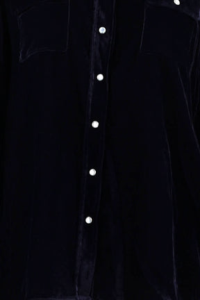 Chemise Maje Marine en Polyester