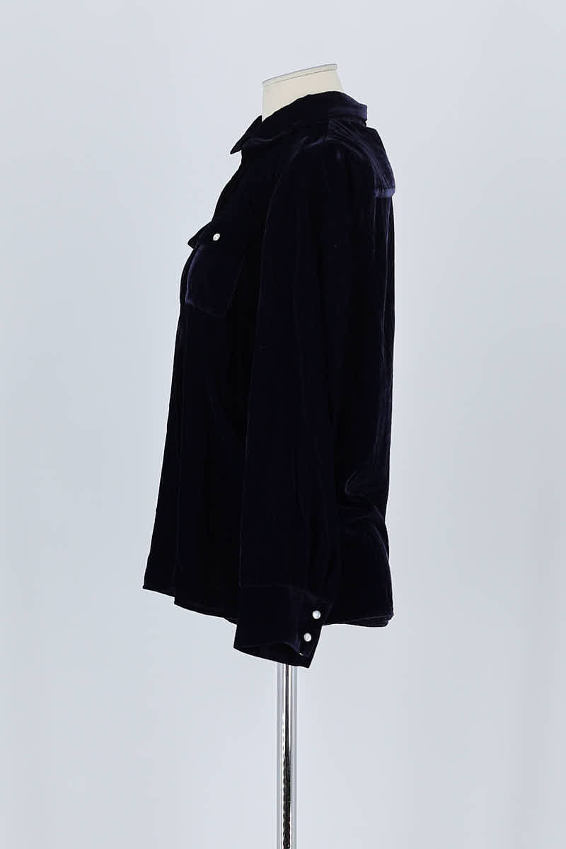 Chemise Maje Marine en Polyester