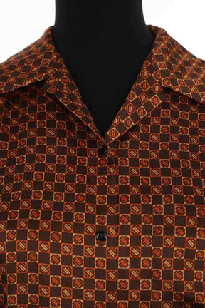 Chemise Maje Mini clover Marron en Polyester