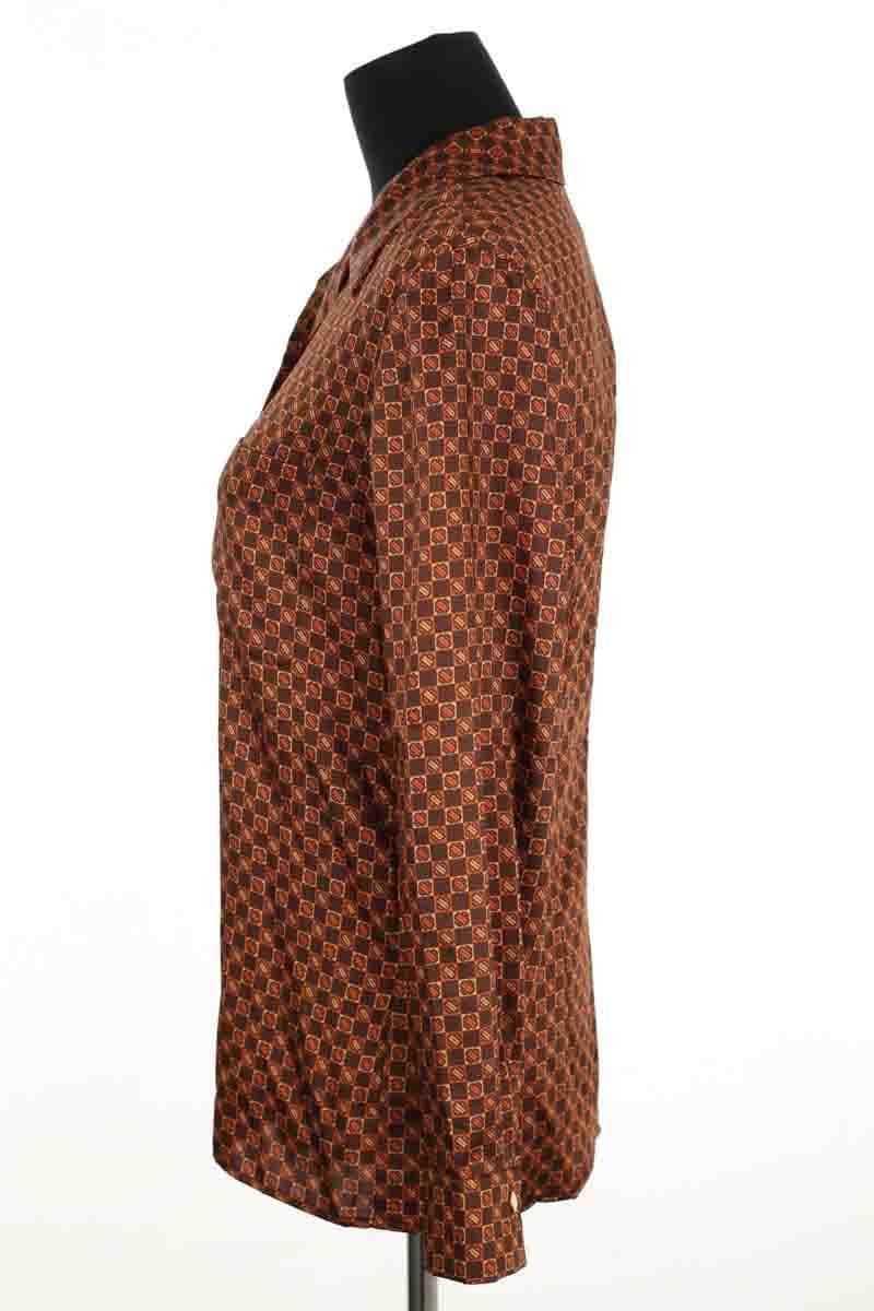 Chemise Maje Mini clover Marron en Polyester