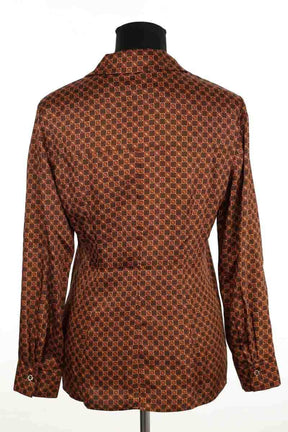 Chemise Maje Mini clover Marron en Polyester