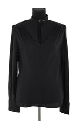 Chemise Maje Noir en Polyamide, taille S - Seconde Main