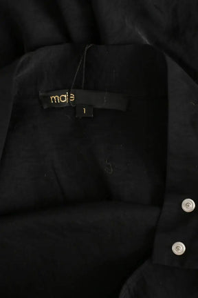 Chemise Maje Noir en Polyamide