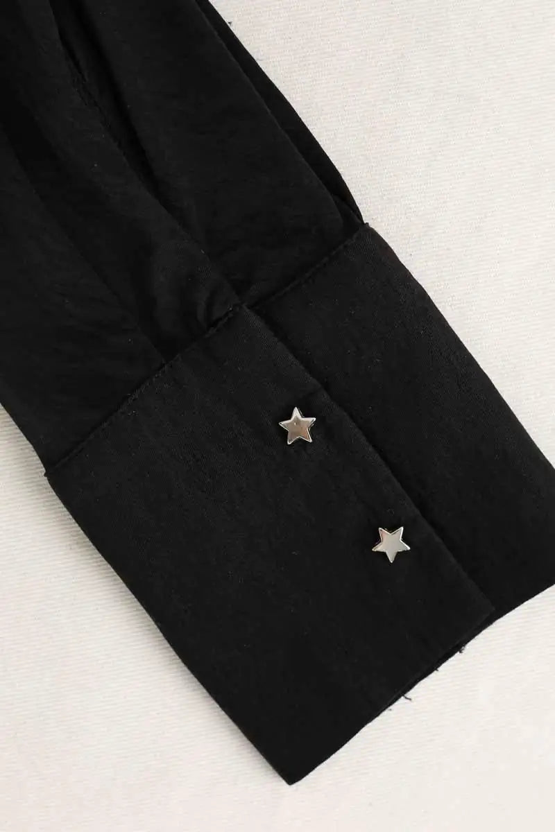 Chemise Maje Noir en Polyamide