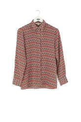 Chemise Maje Rouge en Soie, taille S - Seconde Main