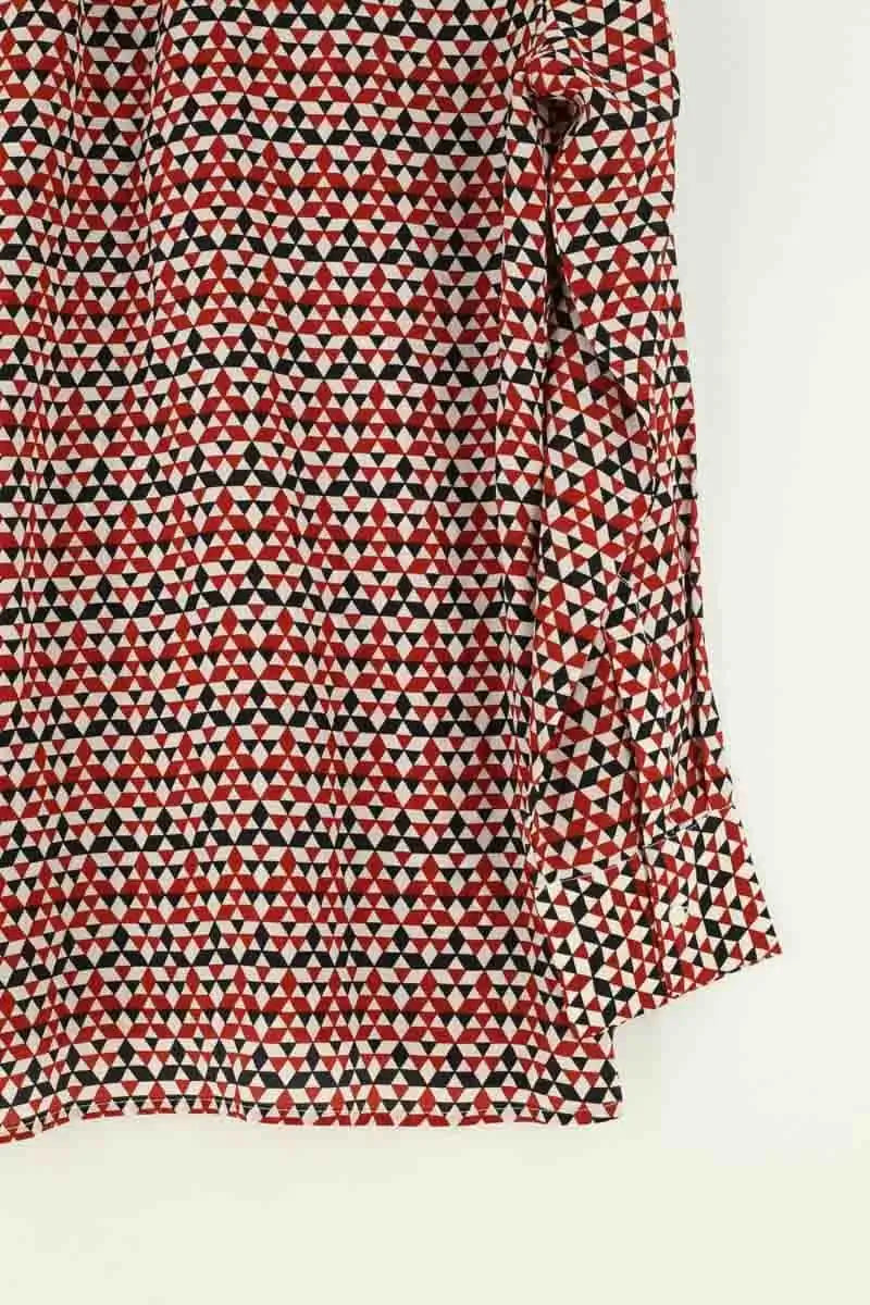 Chemise Maje Rouge en Soie