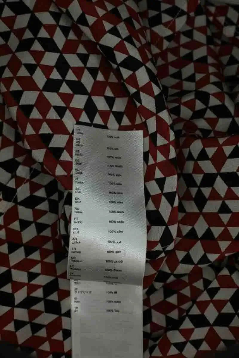 Chemise Maje Rouge en Soie