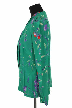 Chemise Maje Vert en Viscose