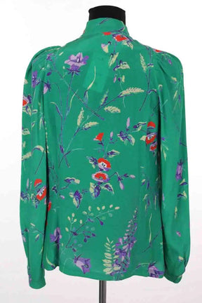 Chemise Maje Vert en Viscose