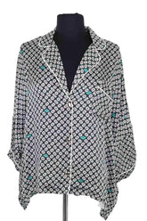 Chemise Maje Vert en Viscose, taille S - Seconde Main