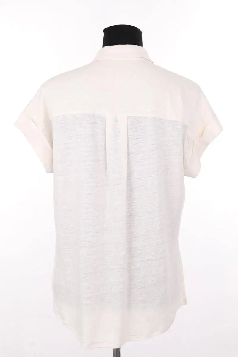 Chemise Majestic Filatures Beige en Lin