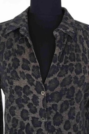 Chemise Majestic Filatures Kaki en Coton