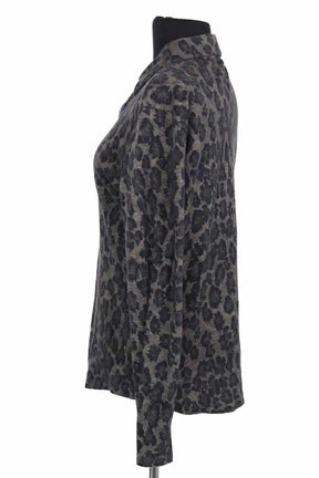 Chemise Majestic Filatures Kaki en Coton