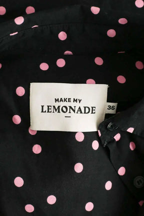Chemise Make My Lemonade Noir en Coton