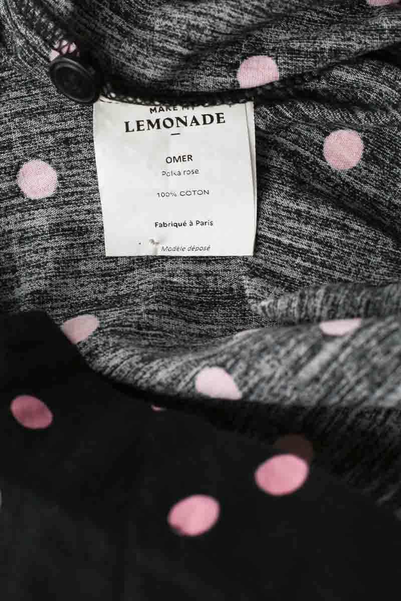 Chemise Make My Lemonade Noir en Coton