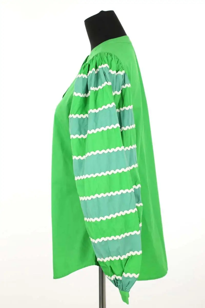 Chemise Maria de la Orden Babylone shirt Vert en Coton