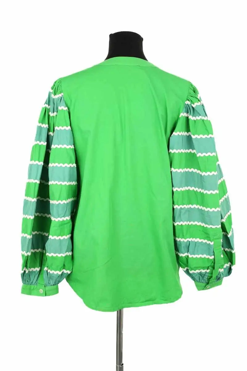 Chemise Maria de la Orden Babylone shirt Vert en Coton