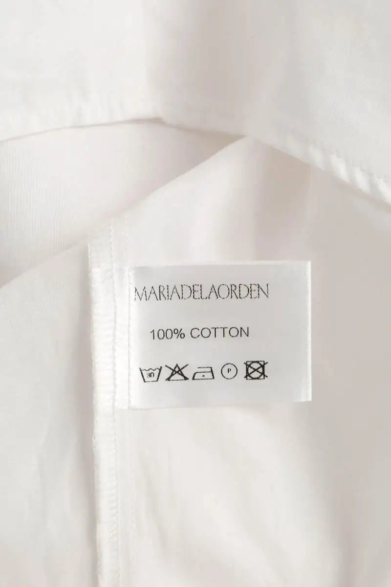 Chemise Maria de la Orden Blanc en Coton